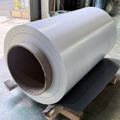 İyi fiyat Ekoloji dostu BEYAZ Renkli Kaplı Alüminyum Bobine PE PVDF Kaplı Korozyona Karşı çevrimiçi