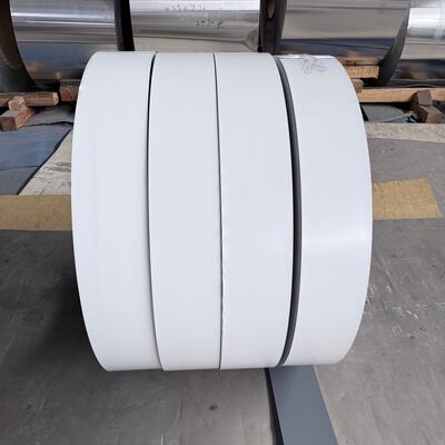 Bom preço Proteção contra corrosão Folha de bobina de alumínio revestida de cor branca para telhado on-line