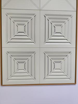 ราคาดี แผนผังเพดานอลูมิเนียมเจาะ 3 มิติสแควร์ชั้นสําหรับล็อบบี้พาณิชย์ ออนไลน์