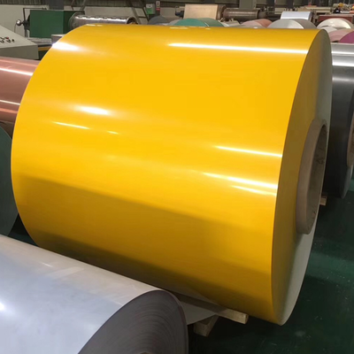 Bom preço Cobre de alumínio revestido de cor amarela PE revestido de PVDF para telhado on-line